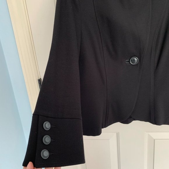 Cabi Blazer One Button Jacket Stretch Jersey Knit - Size M - Picture 7 of 8